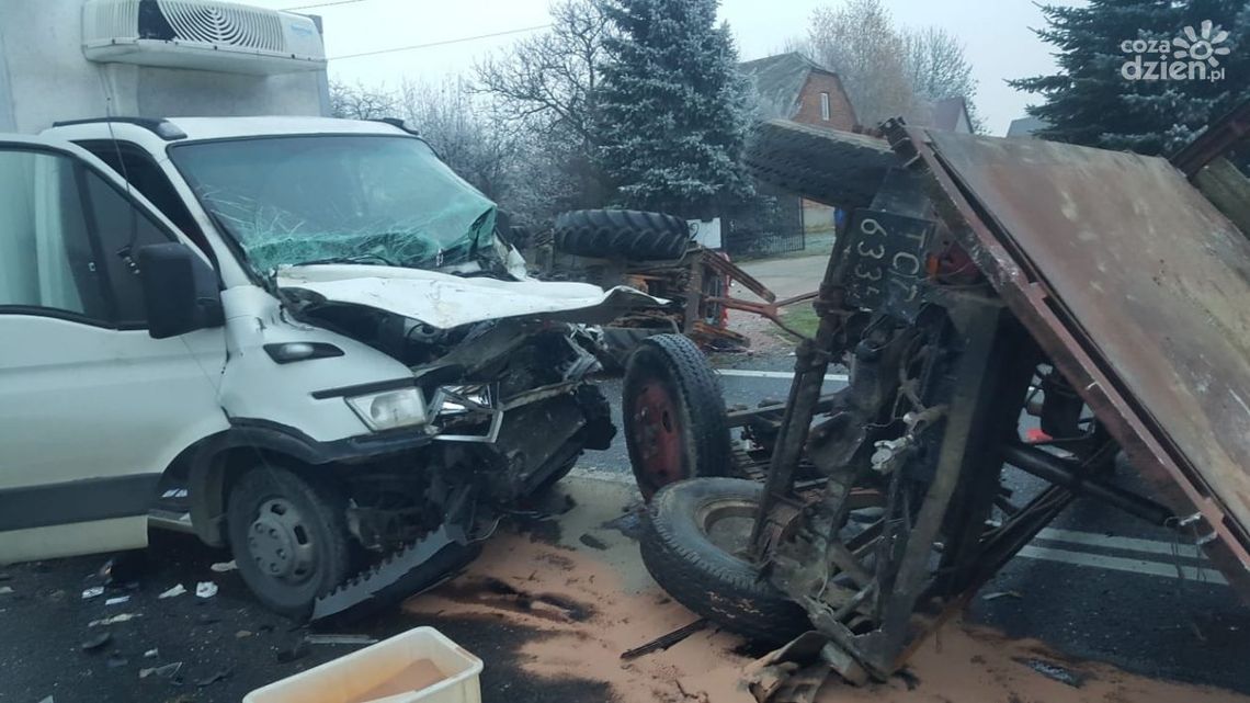 Wypadek na DK 9 w Sadowiu Wypadek na DK 9 w Sadowiu