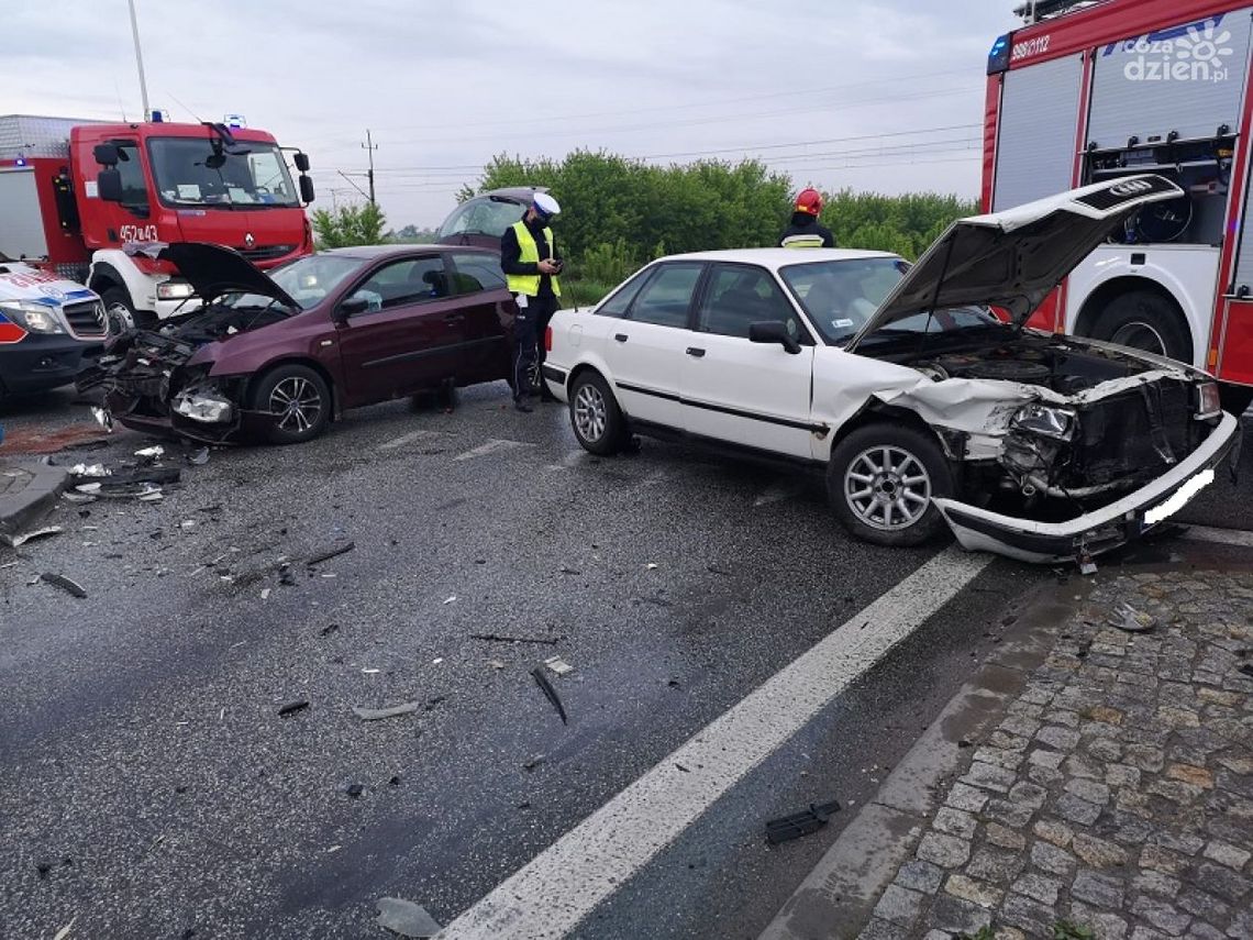 Wypadek na obwodnicy Ostrowca Św.