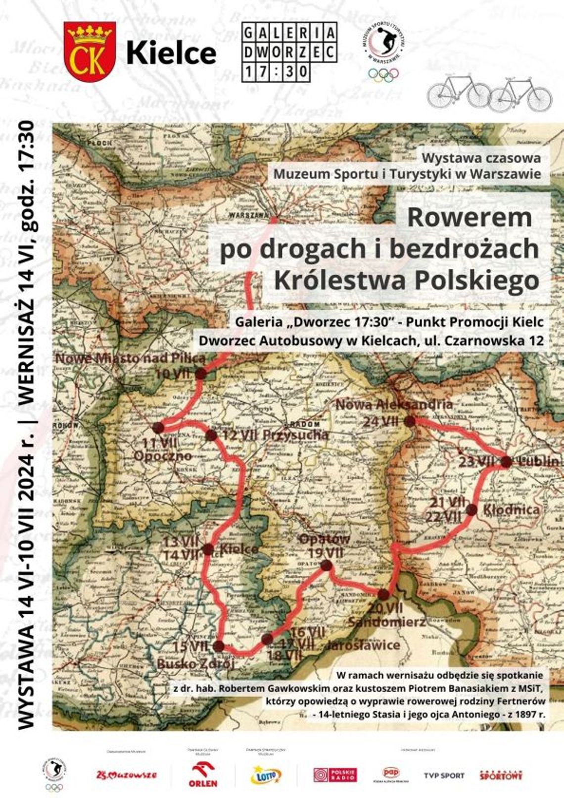 Wystawa o rowerowej wyprawie sprzed 127 lat Wystawa o rowerowej wyprawie sprzed 127 lat
