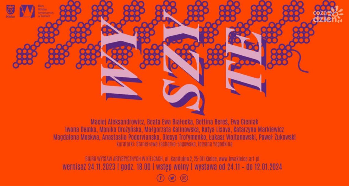 "Wyszyte". Biuro Wystaw Artystycznych zaprasza na wernisaż "Wyszyte". Biuro Wystaw Artystycznych zaprasza na wernisaż