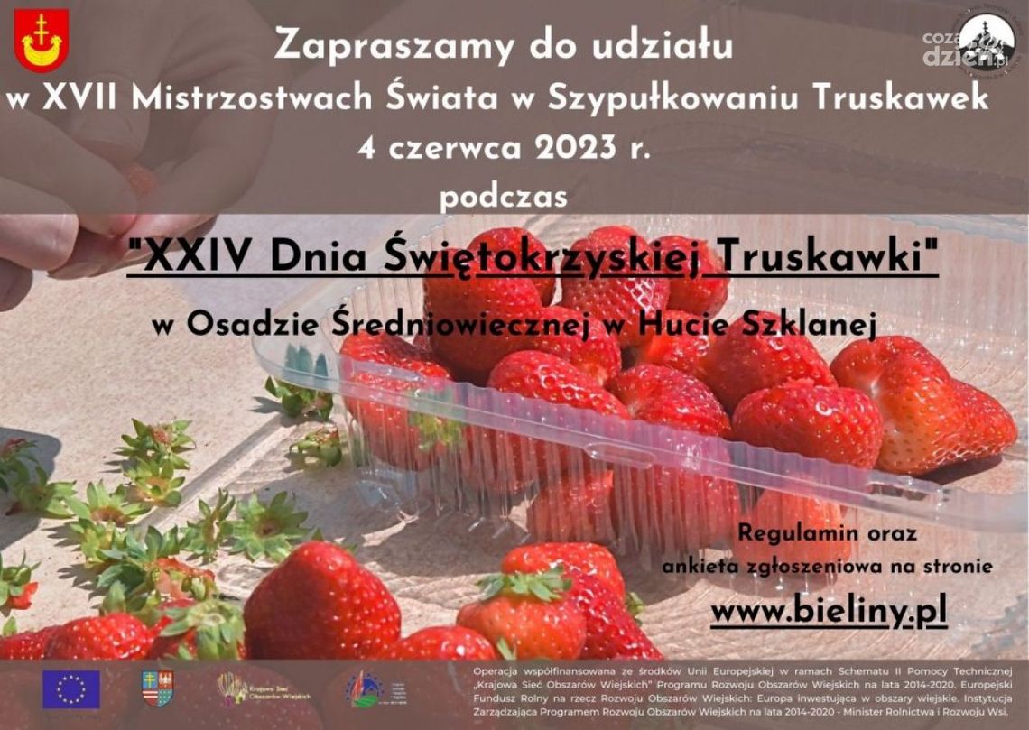 XVII Mistrzostwa Świata w Szypułkowaniu Truskawek XVII Mistrzostwa Świata w Szypułkowaniu Truskawek