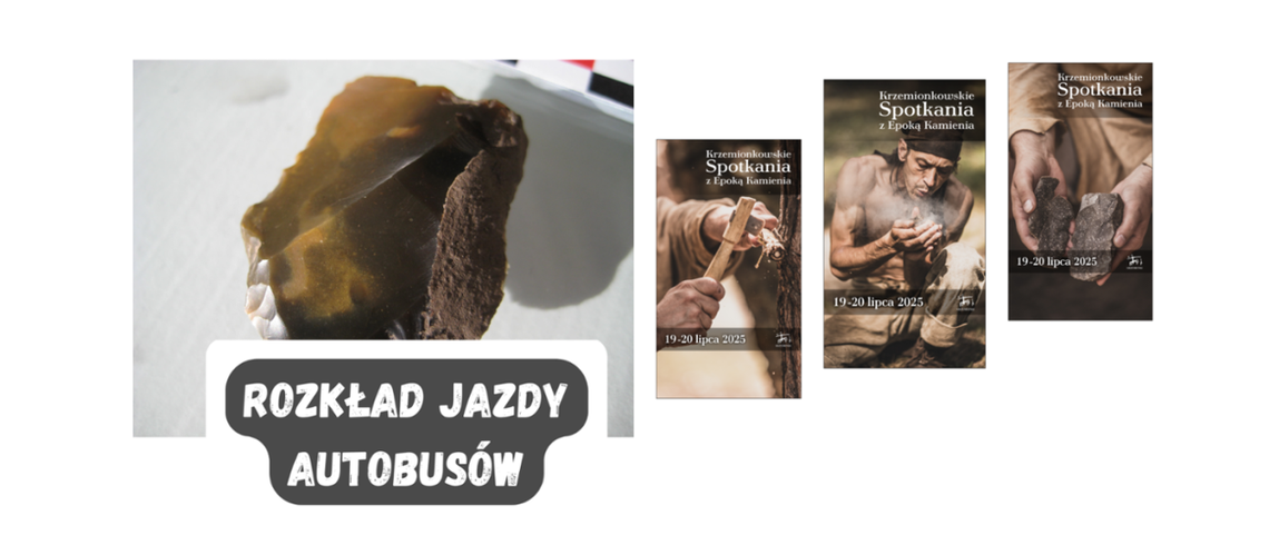 Z Ostrowca prosto do epoki kamienia – bezpłatna linia turystyczna do Krzemionek Z Ostrowca prosto do epoki kamienia – bezpłatna linia turystyczna do Krzemionek