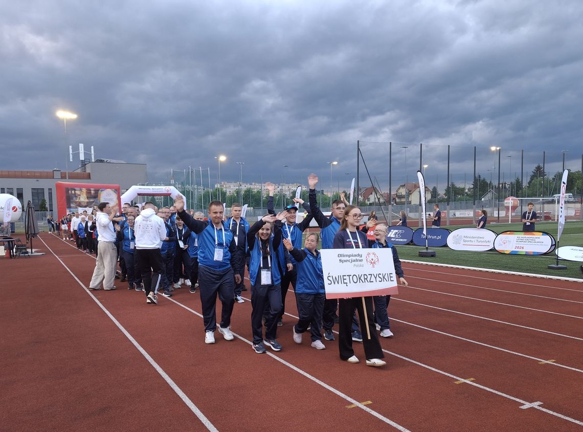 Za nami ceremonia otwarcia Igrzysk Olimpiad Specjalnych w Kielcach. Rozpoczęło się sportowe święto