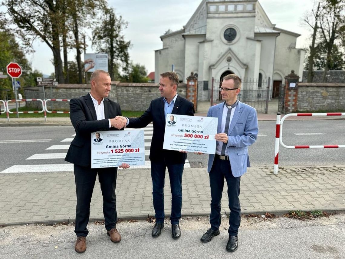 Zadbają o zabytkowe Kościoły gminy Górno Zadbają o zabytkowe Kościoły gminy Górno