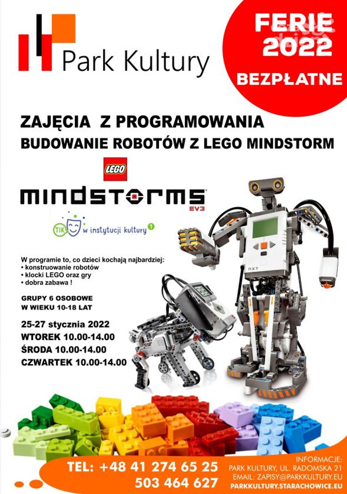 Zajęcia z programowania w Parku Kultury 