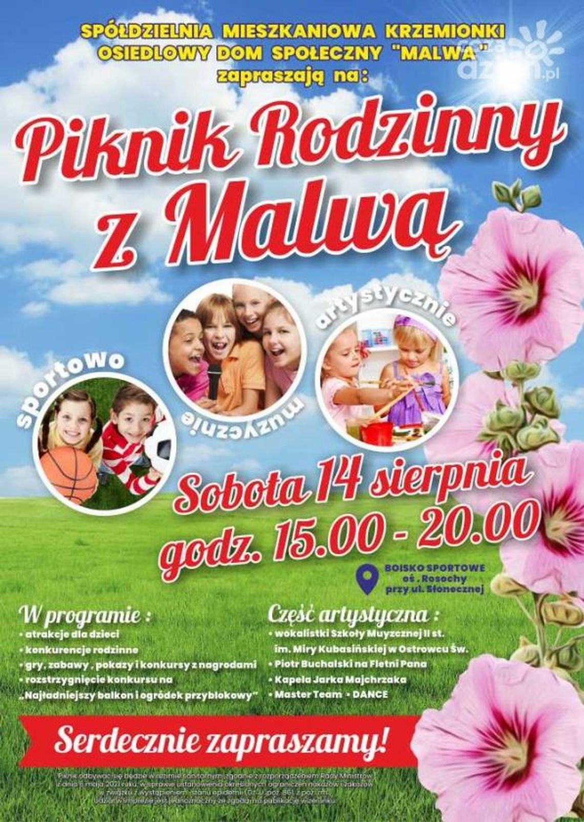 Zapowiada się rodzinna sobota z "Malwą" Zapowiada się rodzinna sobota z "Malwą"