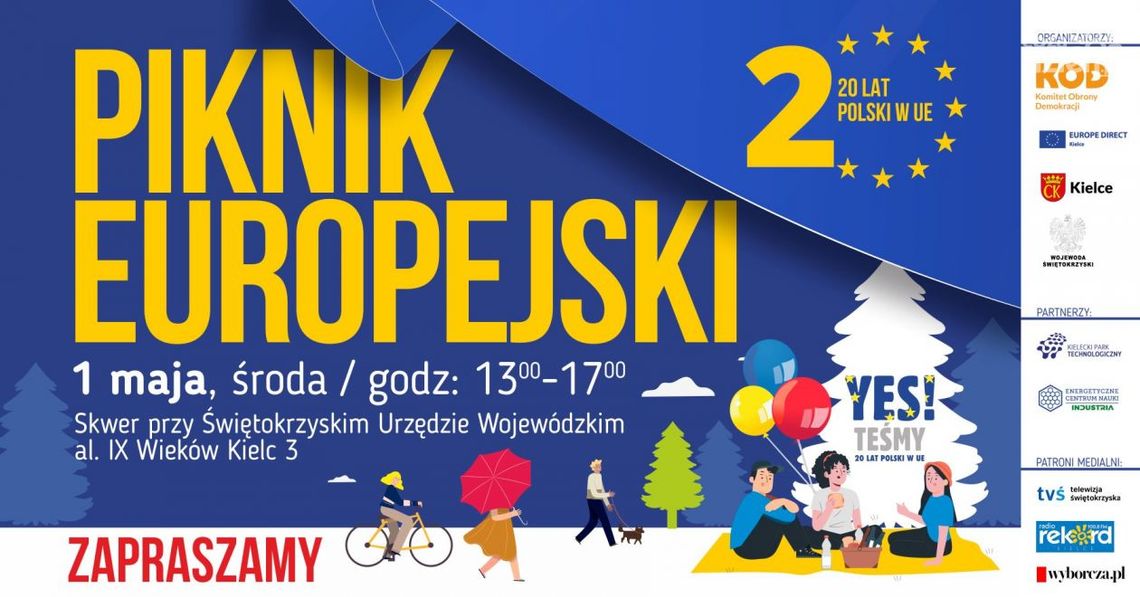 Zapraszamy na Piknik Europejski pod patronatem Radia Rekord Zapraszamy na Piknik Europejski pod patronatem Radia Rekord