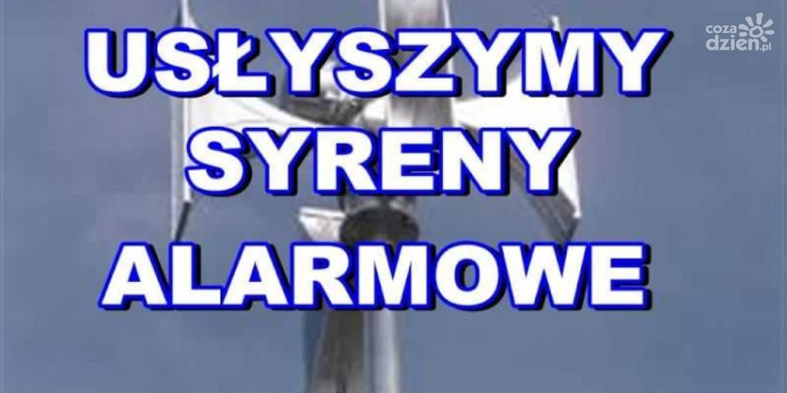 Zawyją syreny