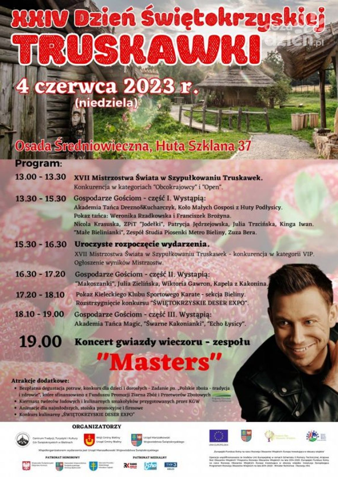 Zbliża się XXIV Dzień Świętokrzyskiej Truskawki. Będzie się działo! Zbliża się XXIV Dzień Świętokrzyskiej Truskawki. Będzie się działo!