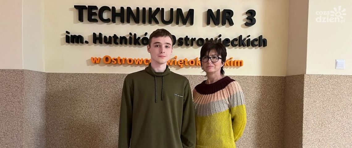 Zdolny matematyk z ostrowieckiego technikum Zdolny matematyk z ostrowieckiego technikum