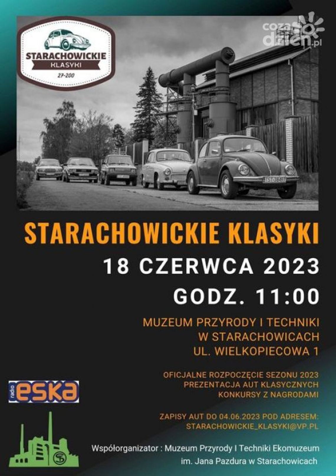 Zjazd i pokazy starych aut w Starachowicach Zjazd i pokazy starych aut w Starachowicach