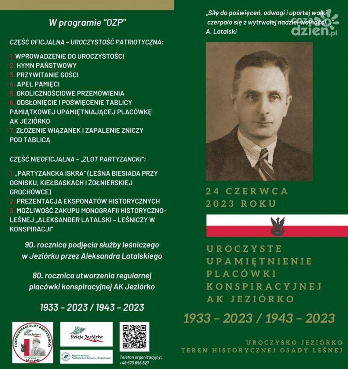 Zlot Partyzancki w leśniczówce Jeziórko Zlot Partyzancki w leśniczówce Jeziórko