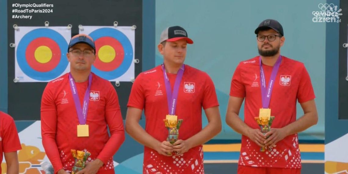 Złoty medal polskich łuczników ! Wśród nich mieszkaniec świętokrzyskiego Złoty medal polskich łuczników ! Wśród nich mieszkaniec świętokrzyskiego