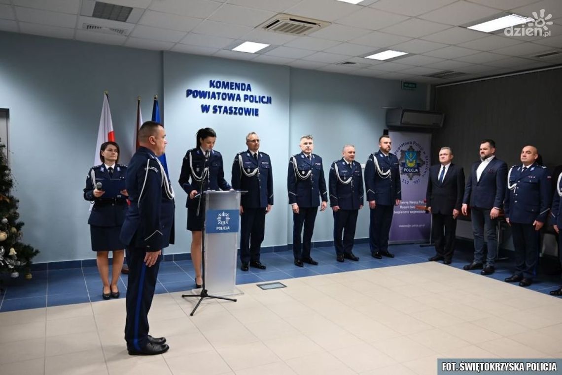 Zmiana na stanowisku Pierwszego Zastępcy Komendanta Policji w Staszowie Zmiana na stanowisku Pierwszego Zastępcy Komendanta Policji w Staszowie