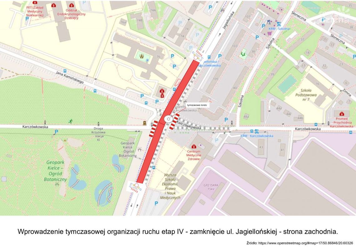 Zmiana organizacji ruchu na Czarnowie w Kielcach Zmiana organizacji ruchu na Czarnowie w Kielcach