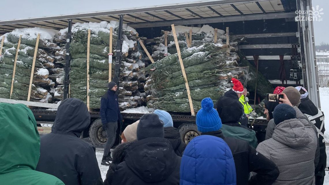 Znany twórca internetowy rozdawał choinki na Torze Kielce Znany twórca internetowy rozdawał choinki na Torze Kielce