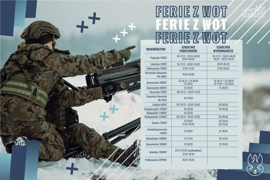 Zostań żołnierzem... nawet w ferie Zostań żołnierzem... nawet w ferie