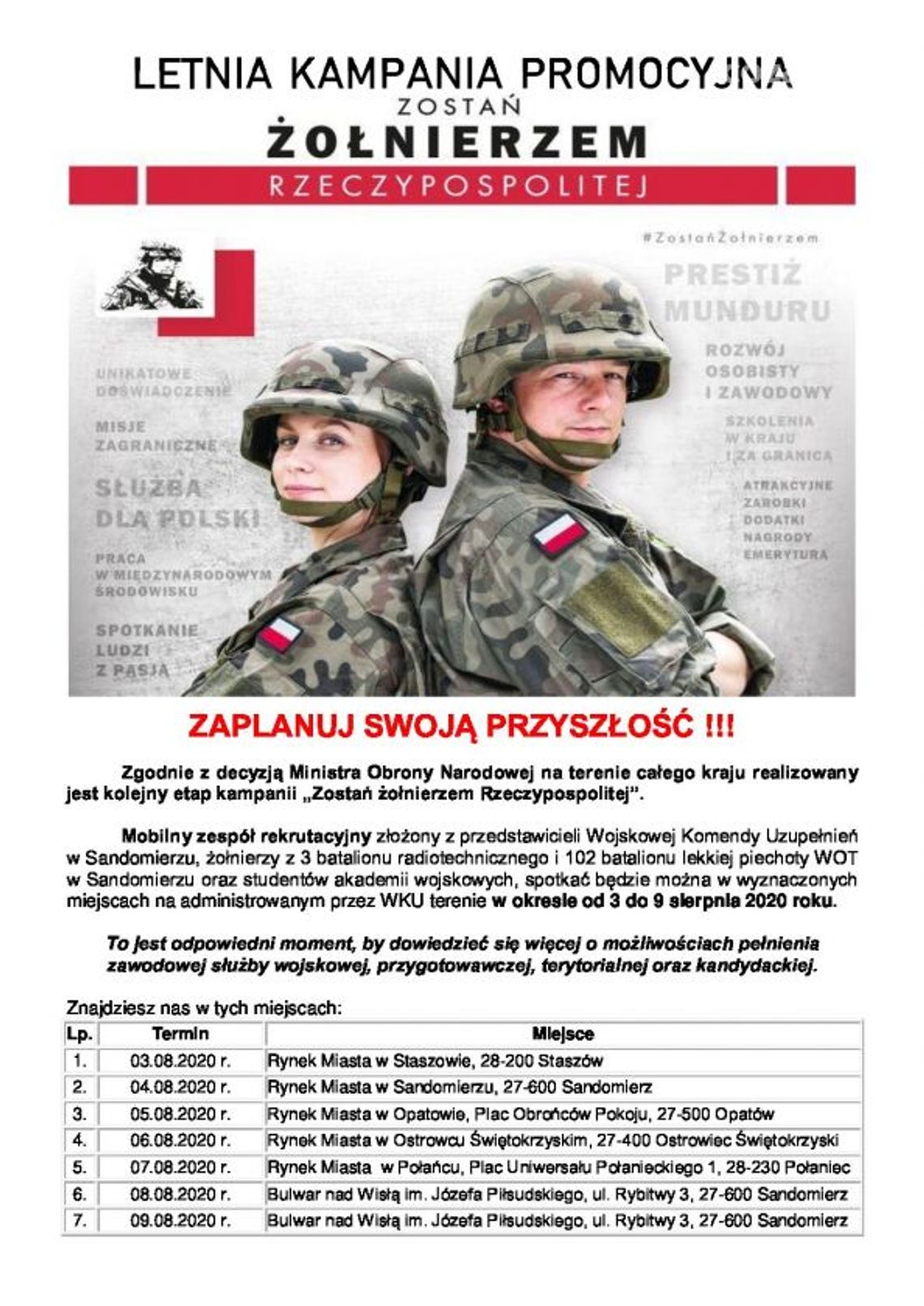 Zostań żołnierzem Rzeczypospolitej Zostań żołnierzem Rzeczypospolitej