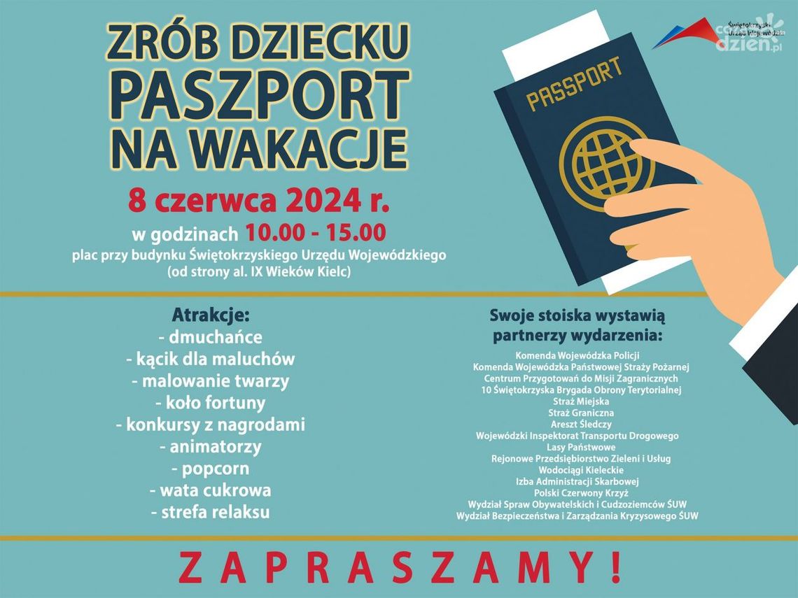 Zrób dziecku paszport na wakacje!