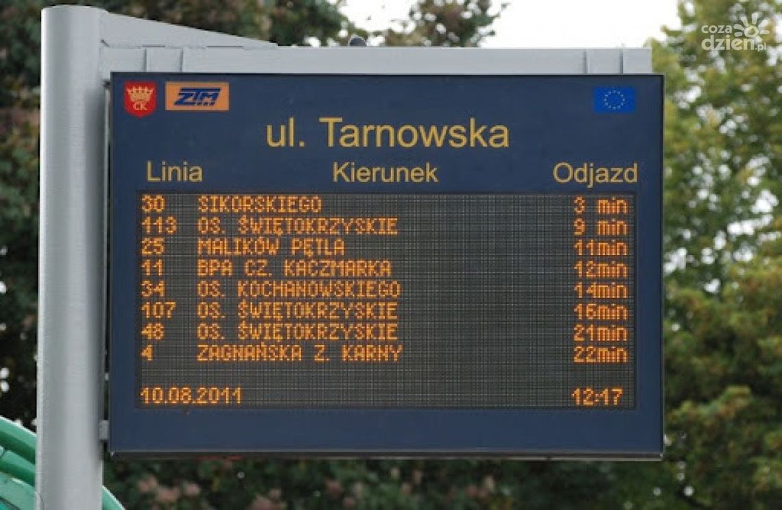 ZTM informuje pasażerów