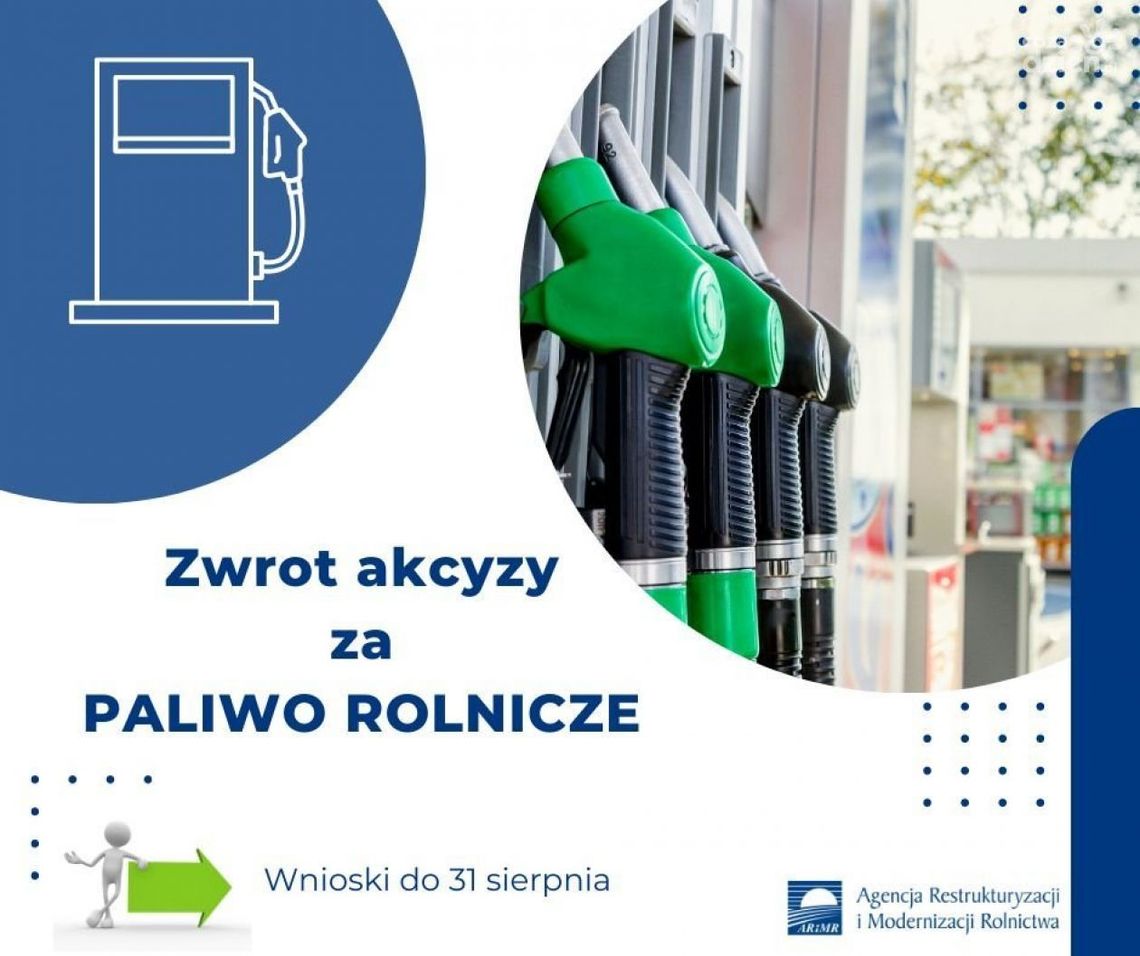 Zwrot akcyzy paliwowej? Wnioski tylko do 31 sierpnia Zwrot akcyzy paliwowej? Wnioski tylko do 31 sierpnia