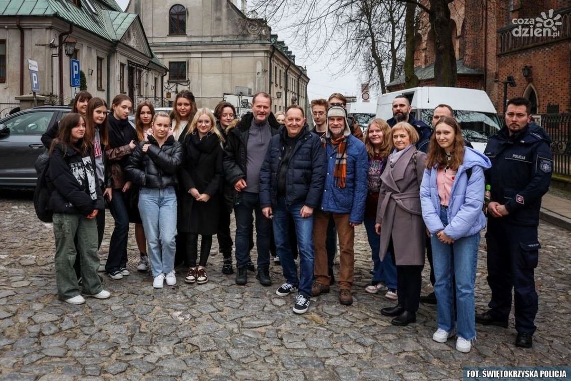 Zwycięzcy "Crime Story" na planie Ojca Mateusza