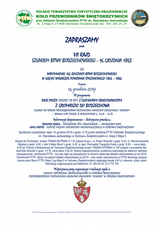 Weekendowy rozkład jazdy