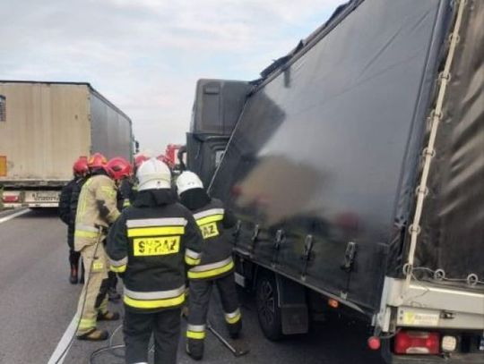 Wypadek na krajowej "Siódemce" w stronę Warszawy