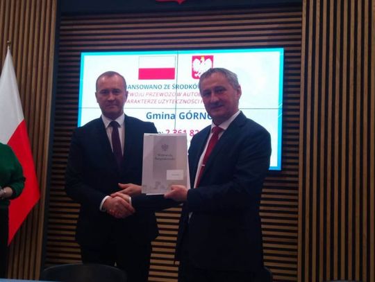 Gmina Górno z rekordowym dofinansowaniem na transport