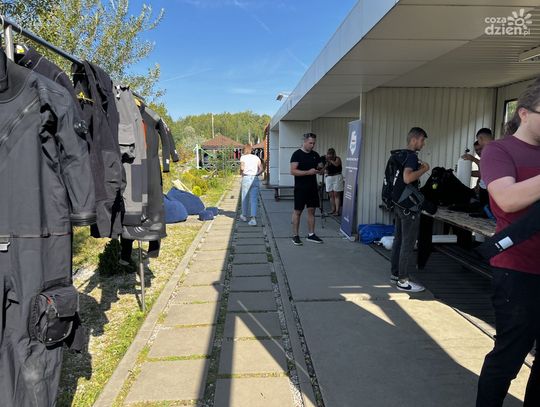 Egzamin na płetwonurka organizowany przez OHP w Kielcach