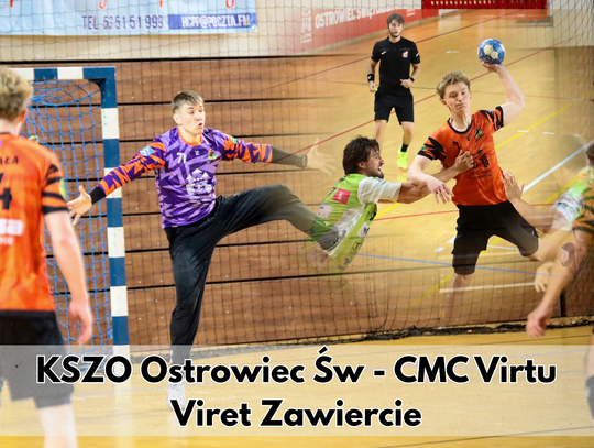 KSZO Ostrowiec Św. - CMC Virtu Viret Zawiercie. [ZDJĘCIA]