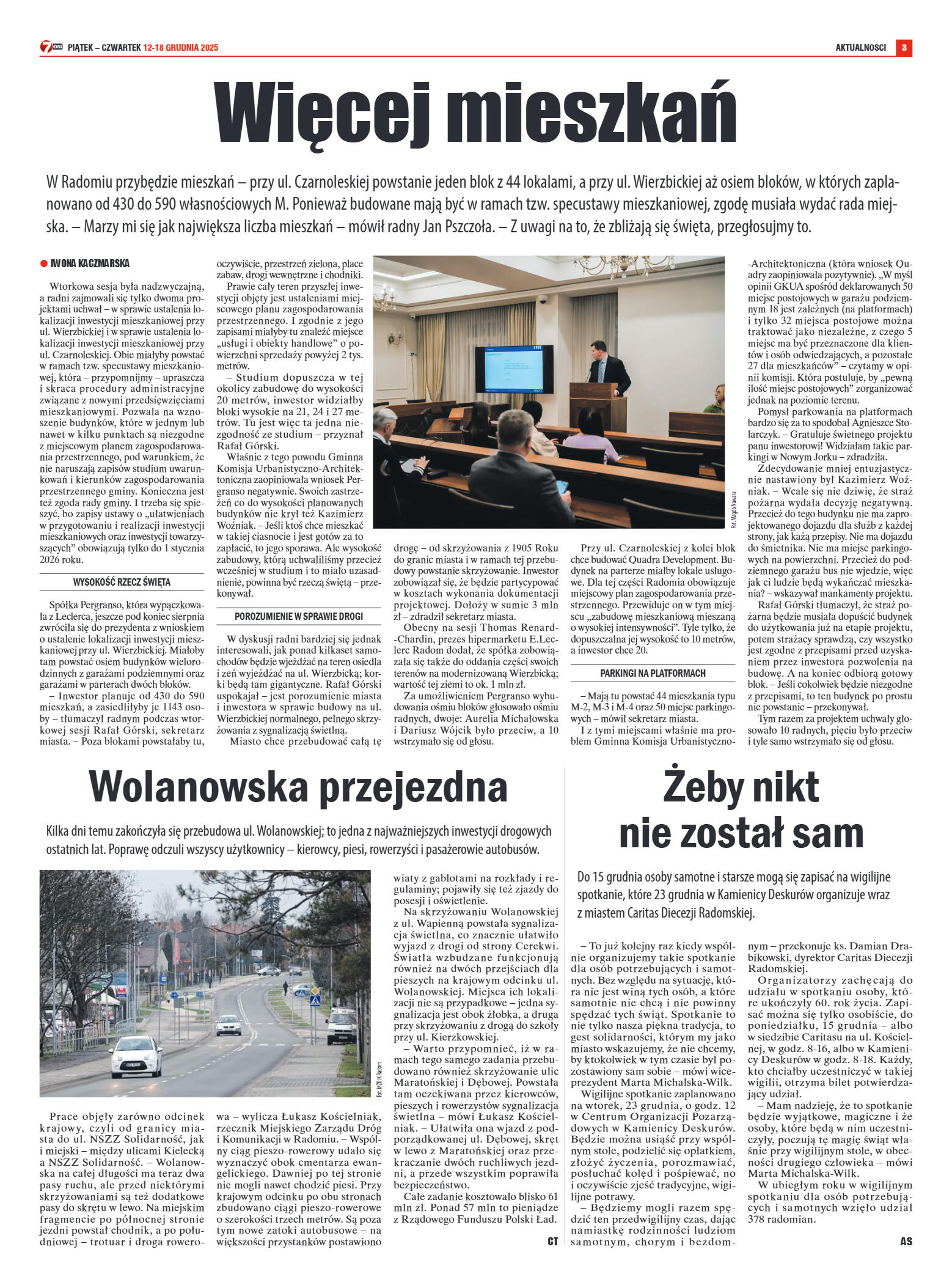 Tygodnik "7 Dni" nr 973 z dn. 12.12.2025 r. - strona 3