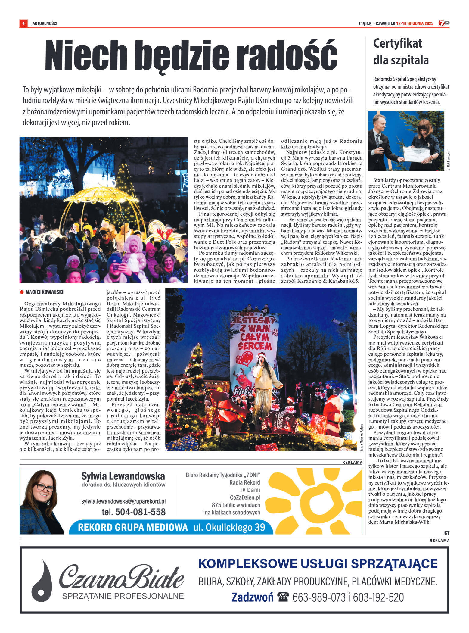 Tygodnik "7 Dni" nr 973 z dn. 12.12.2025 r. - strona 4