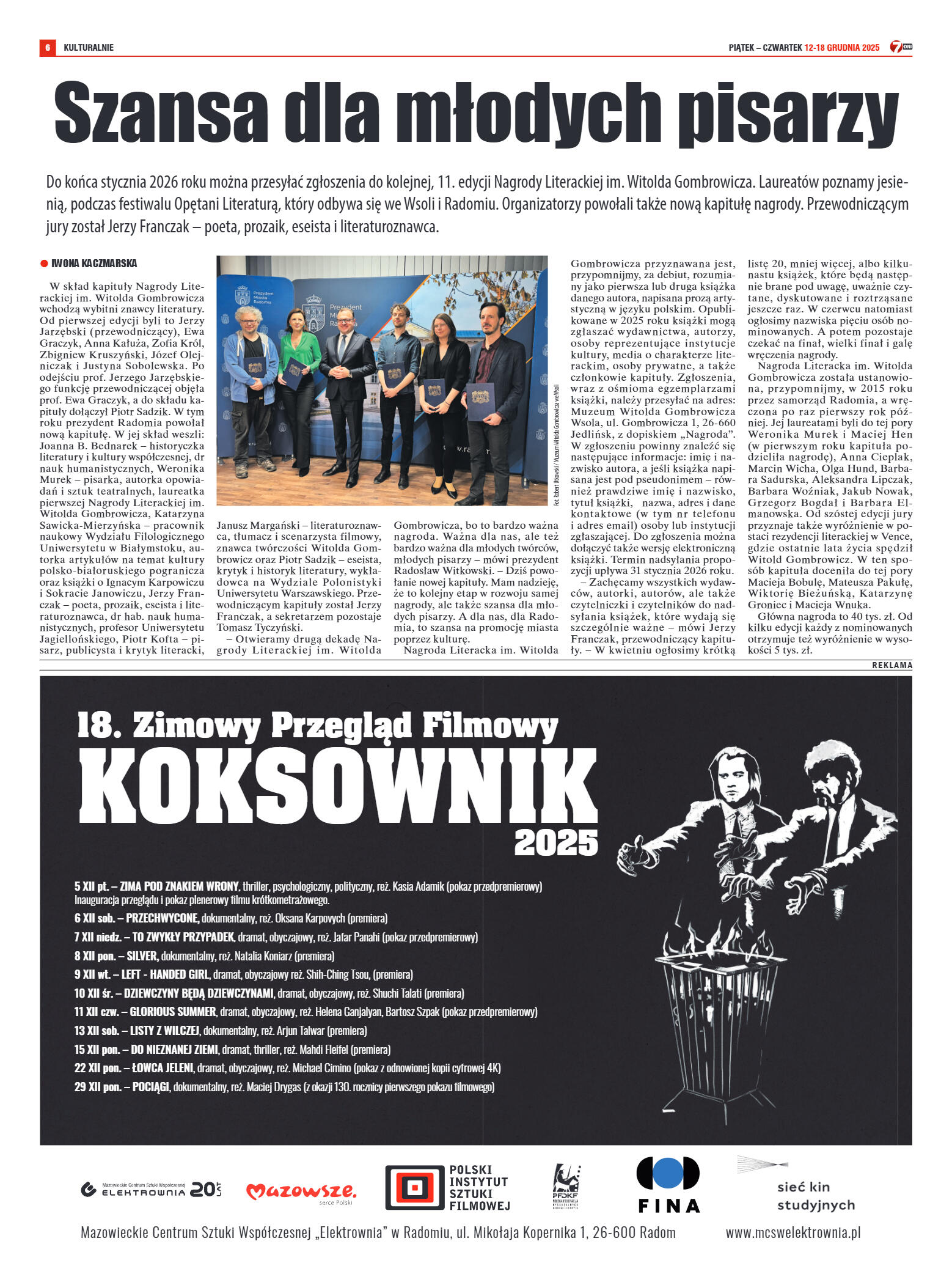 Tygodnik "7 Dni" nr 973 z dn. 12.12.2025 r. - strona 6