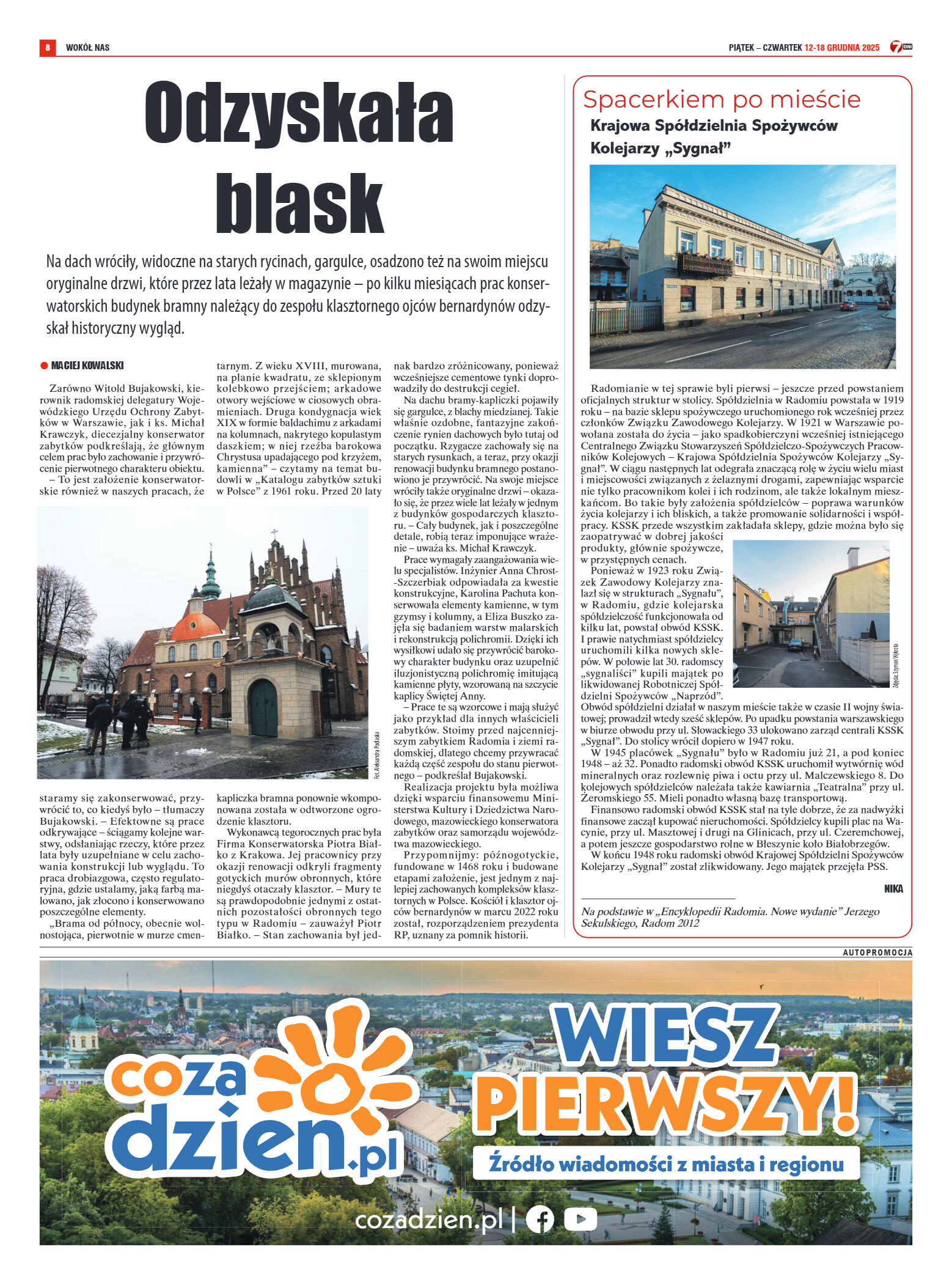 Tygodnik "7 Dni" nr 973 z dn. 12.12.2025 r. - strona 8